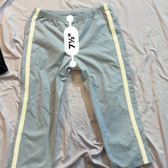 TWO Pairs of Urban Outfitters Jogger/Legging style Capris, Lt Bl & Blk, SMALL - Picture 9 of 13